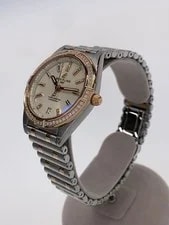 Breitling Quartz Chrono Matte Analog Gold Silver U77310 2