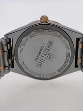 Breitling Quartz Chrono Matte Analog Gold Silver U77310 3