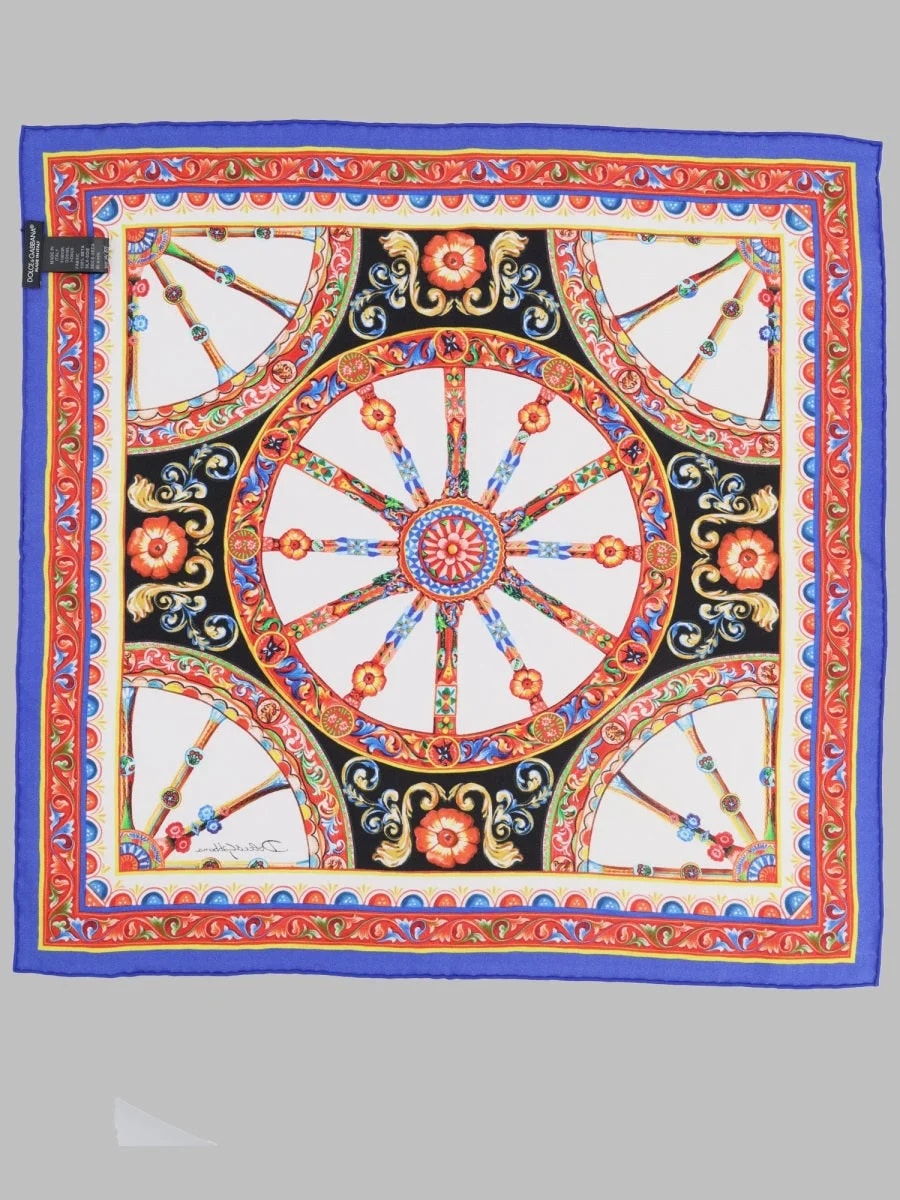 Dolce & Gabbana Twill Foulard Scarf — Scarfs 2