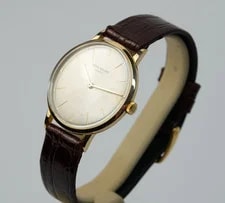 Patek Philippe Calatrava 3468 18k Gold Automatic 33mm Serviced Travel Pouch 3