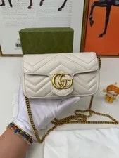 Gucci GG Marmont Mini Chain (16*10*5)cm 2