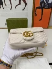 Gucci GG Marmont Mini Chain (16*10*5)cm 3