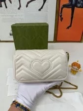 Gucci GG Marmont Mini Chain (16*10*5)cm 4