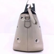 Fendi By the Way 2Way Greige Floral Embroidered 8BL124 4