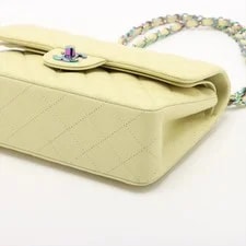 Chanel Matelasse 23 Small Grained Double Flap Double Chain R 3
