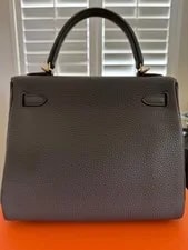 Hermes Kelly 25 Etain Retourne Hardware Full Set 3