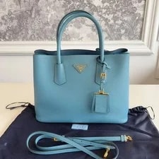 Prada — Prada Double Top Handle Crossbody 31cm — Handbag — resale