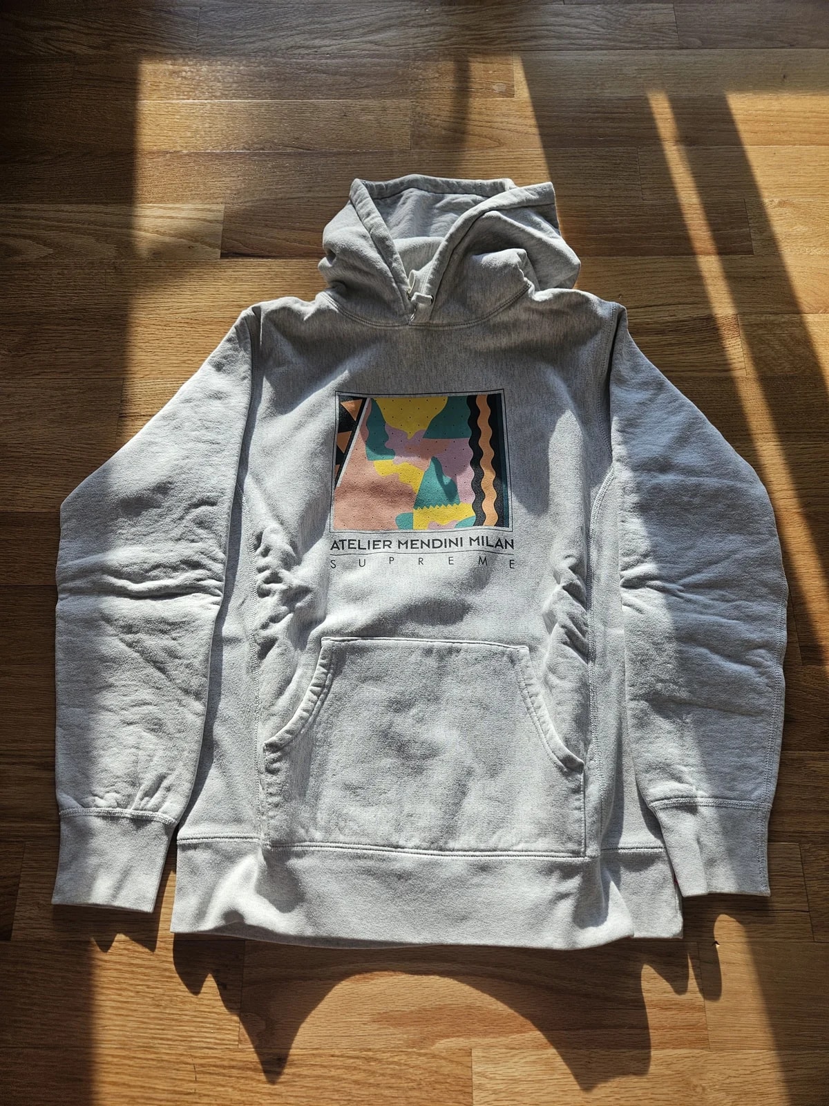 Supreme — Supreme Atelier Mendini Milan Graphic Hoodie — streetwear — resale