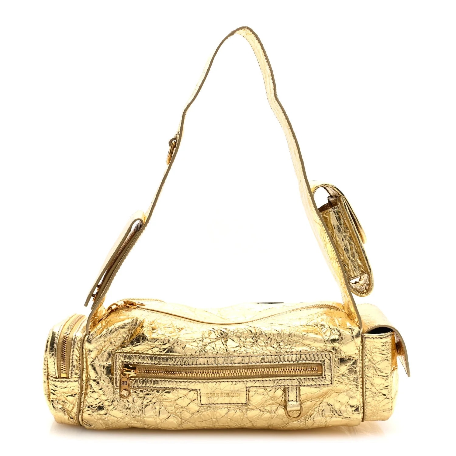 Balenciaga — Metallized Arena Superbusy XS Sling Zip — Handbag — resale