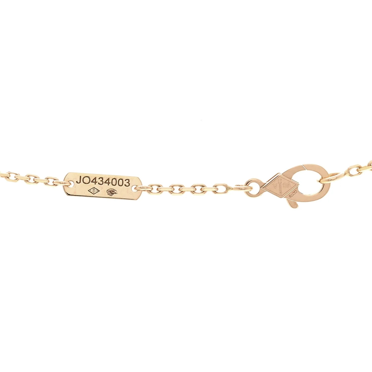 18K Rose Gold Carnelian Alhambra 4