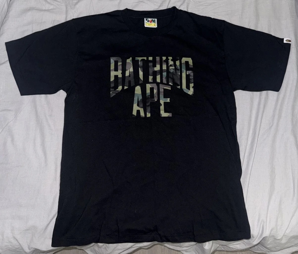 Bape — Bape 1st Camo NYC Logo T-Shirt — streetwear — resale