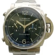 Panerai — Panerai Luminor Chrono PAMO1110 Blue Stainless Steel Automatic #OK666 — Watch — resale