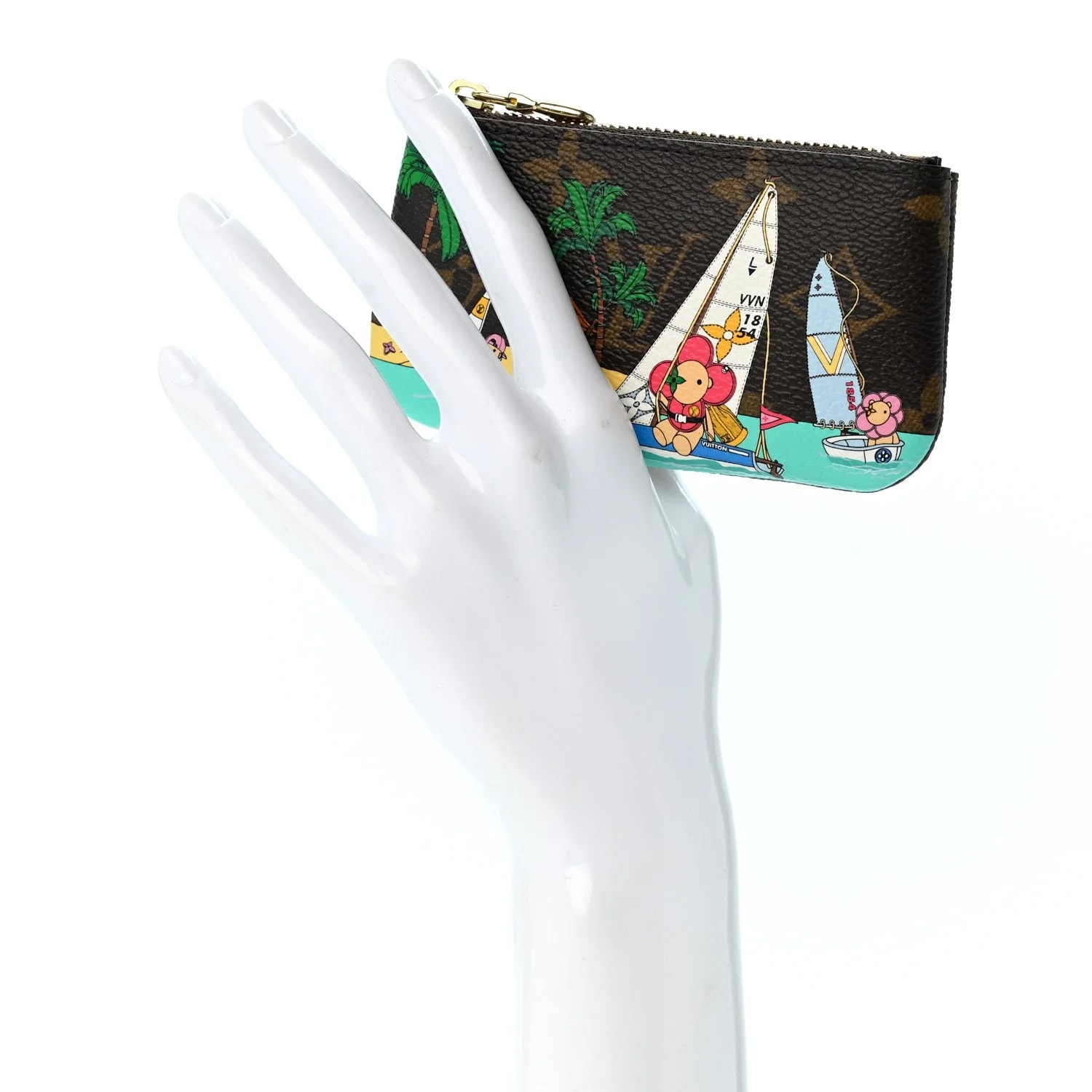 2023 Christmas Animation Sailing Vivienne Key Pouch Dragonfruit 2
