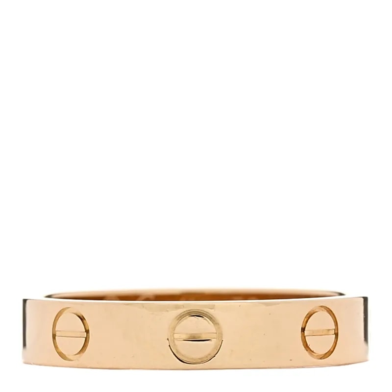 Cartier — 18K Yellow Gold 3.5mm Love Wedding Band 53 6.5 — Jewelry — resale