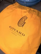 Goyard Hirondelle Crescent Pattern Zip & Original Dust 2