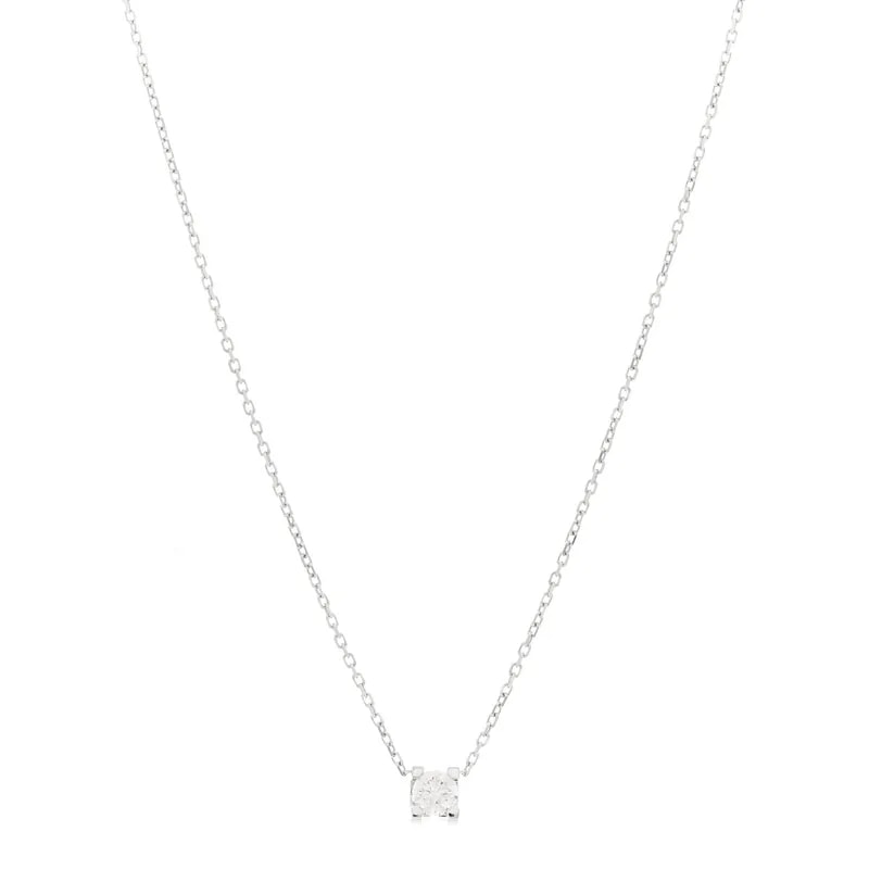 Cartier — 18K White Gold .23ct C de Cartier — Jewelry — resale