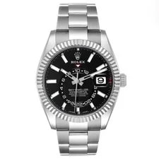 Rolex Sky-Dweller Steel White Gold Black Dial 326934 2