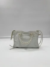 Authentic Balenciaga le City Crossbody White Gold-Tone eBay AG 3