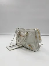 Authentic Balenciaga le City Crossbody White Gold-Tone eBay AG 4