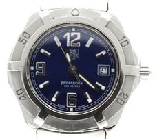 Tag Heuer — ▶️ [ Exc+5 ] TAG Heuer Professional 200 WN1312 Date Blue Dial Japan — Watch — resale