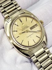 Omega — [N. ] Omega Constellation Automatic Chrono 35mm Day Date Gold Plate — Watch — resale