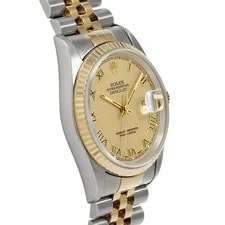 Rolex Datejust 16233 36mm Stainless Steel Champagne #WW1637 3
