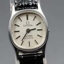 Omega — Working Item Omega de Ville Cal.1353 Silver Oval Quartz 17270 — Watch — resale