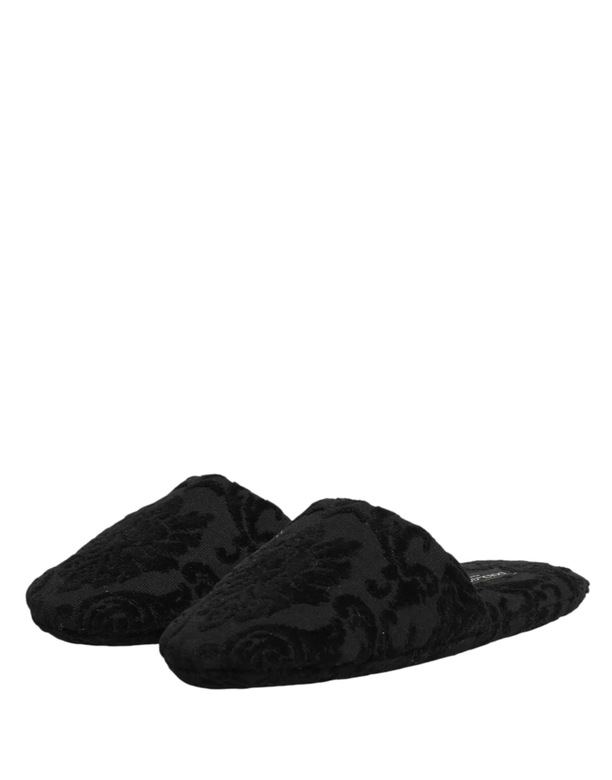Dolce & Gabbana Logo Embroidered Slippers 4