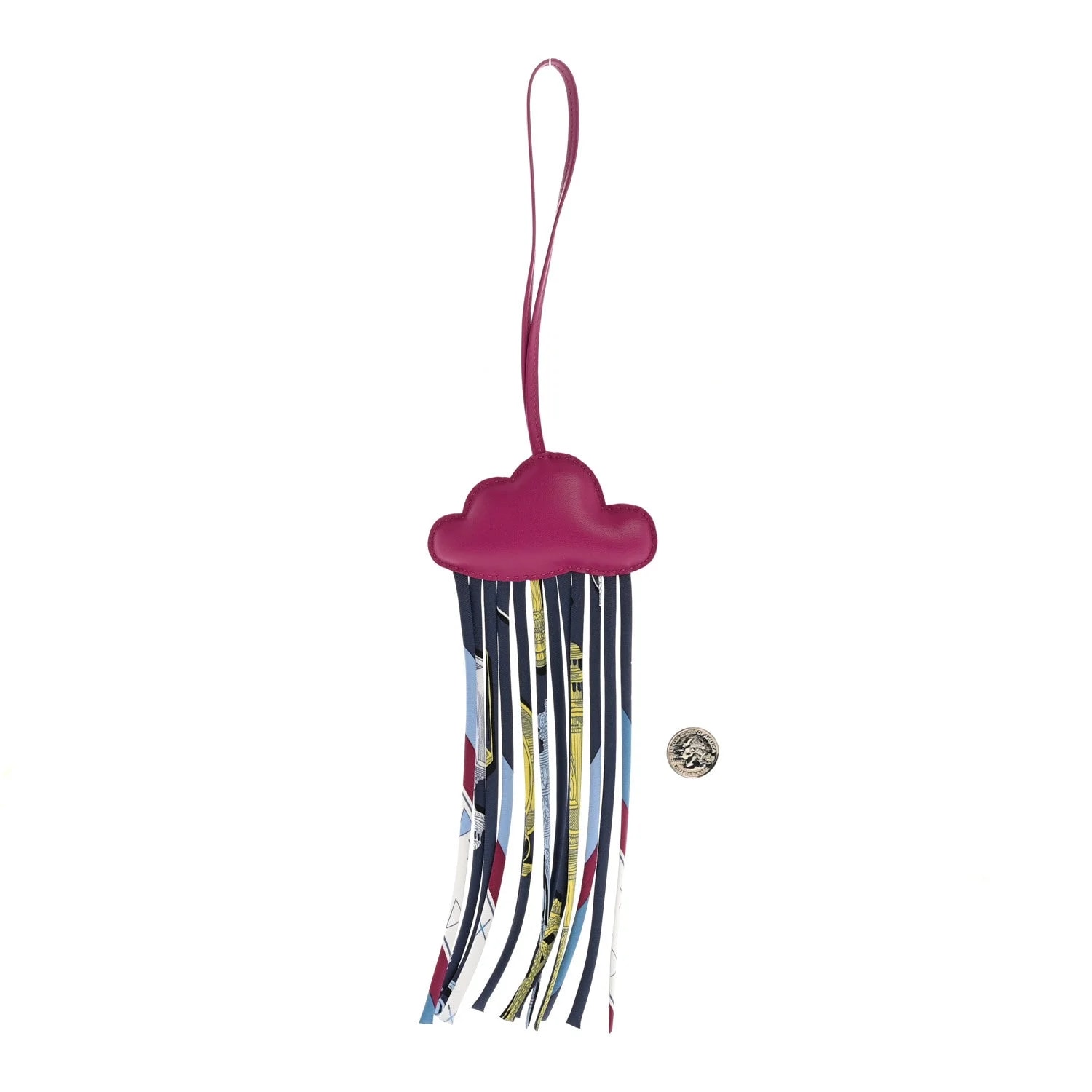 Hermès — Cord Petit H Cloud Bag Charm — Accessory — resale