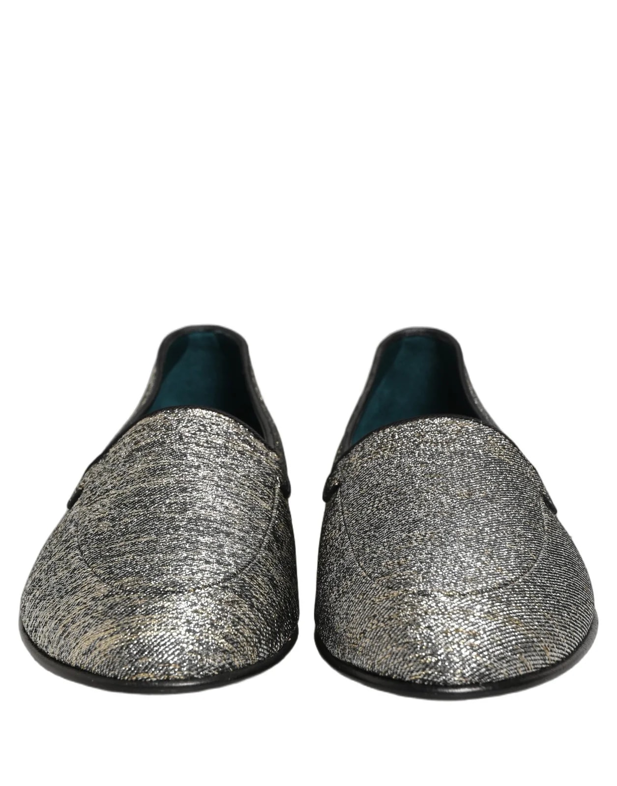 Dolce & Gabbana Glitter Lurex DG Logo Dress Loafers Shoes 2