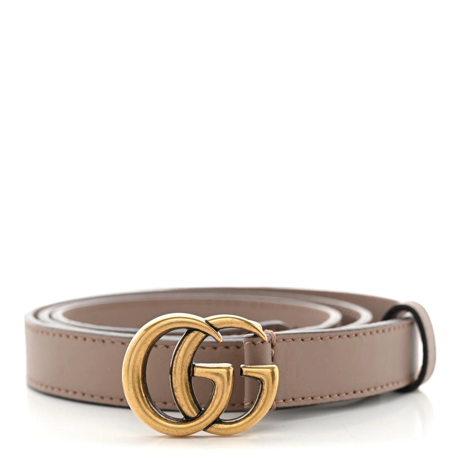 Gucci — Double G 20mm Belt 85 34 Porcelain — Accessory — resale
