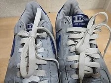 VTG 2004 Nike Air Force 1 Low 313 Detroit Lions D-Town 306353-041 Sz 10.5 Flaws* 4