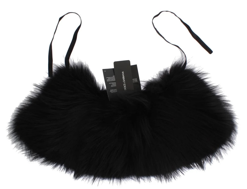 Dolce & Gabbana Fox Fur Collar Scarf 4