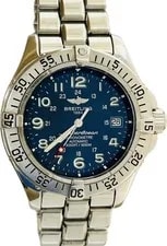 Breitling Superocean A17360 Blue 41mm Automatic Excellent A6837 3