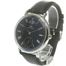 IWC — IWC Portofino IW544801 46mm SS Black #C3777 — Watch — resale
