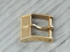 JAEGER LECOULTRE GOLD LAMINATED BUCKLE 14mm BUCKLE JAEGER 14mm GOLD PLATED 3