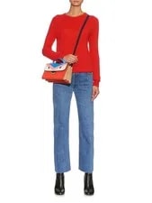 $2,400 Fendi Monster Small Demi Jour Multicolored 3
