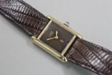 Must de Cartier Tank "Turtle Shield Dial" Manual Wind Small Size 3