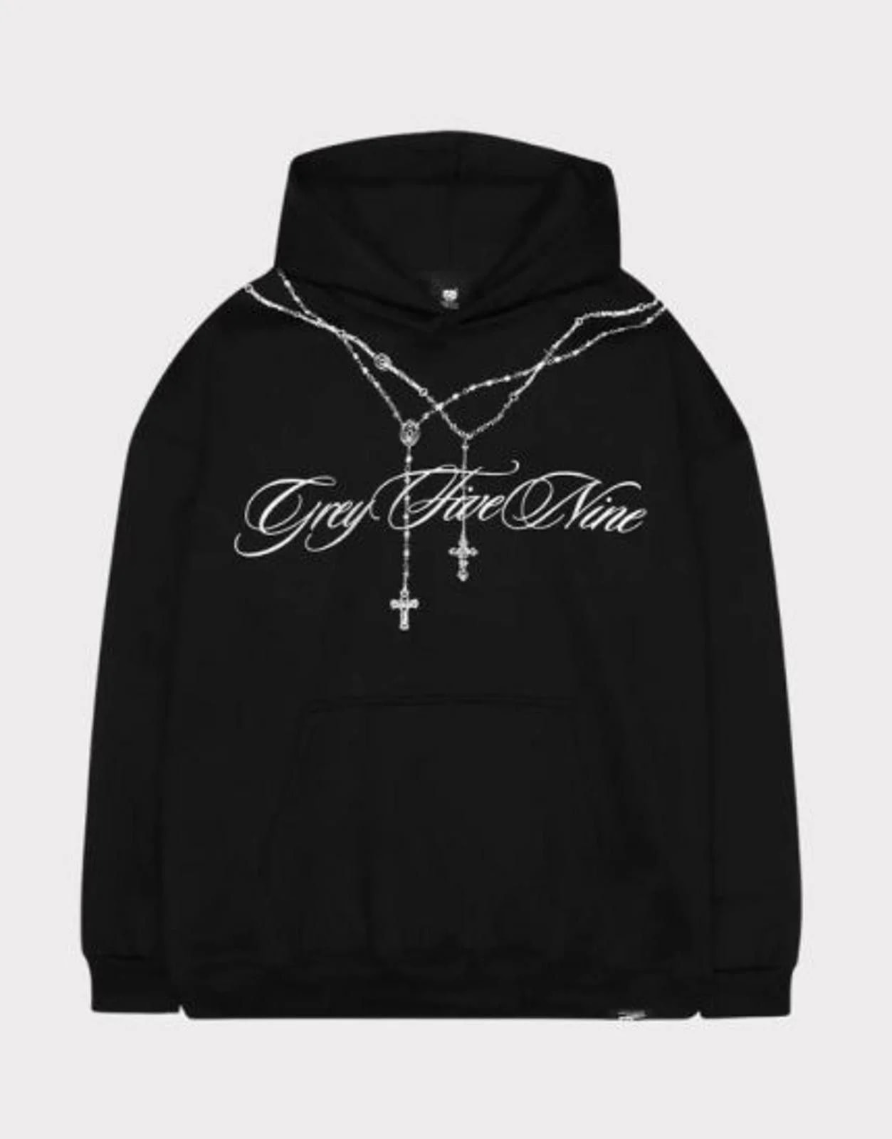 G59 Rosary Hoodie 3XL (Black) — streetwear — resale