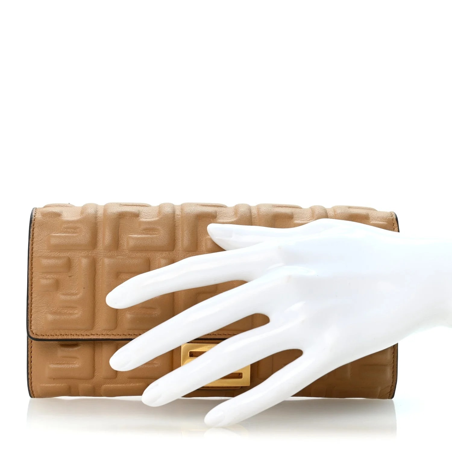 Matisse Embossed Continental Wallet Miele Scuro 2