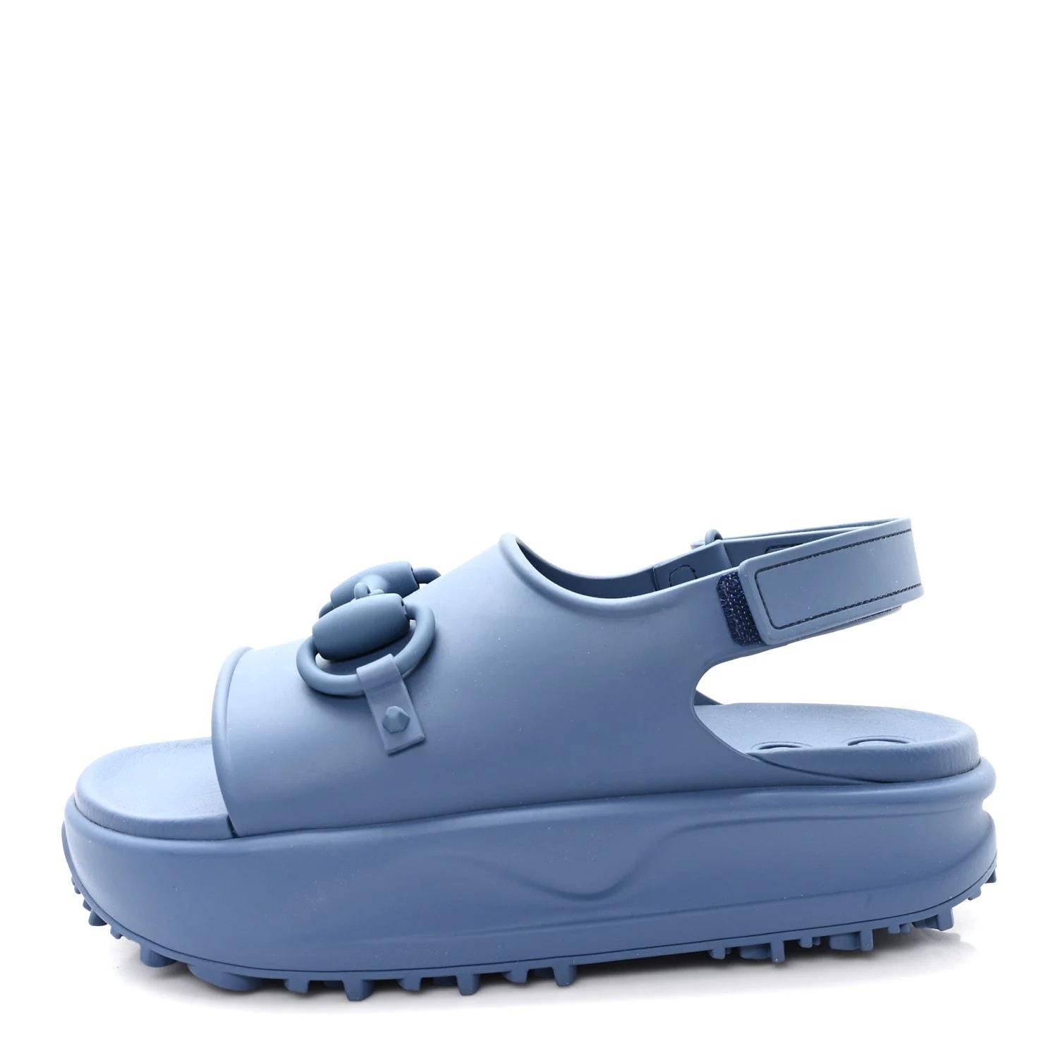 Gucci — Soft Horsebit Platform Slingback 5 Washed — Designer Shoe — resale