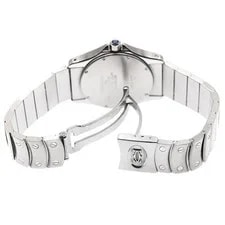 Cartier Santos-dumont LM W20026K1 33mm SS White #C5154 3