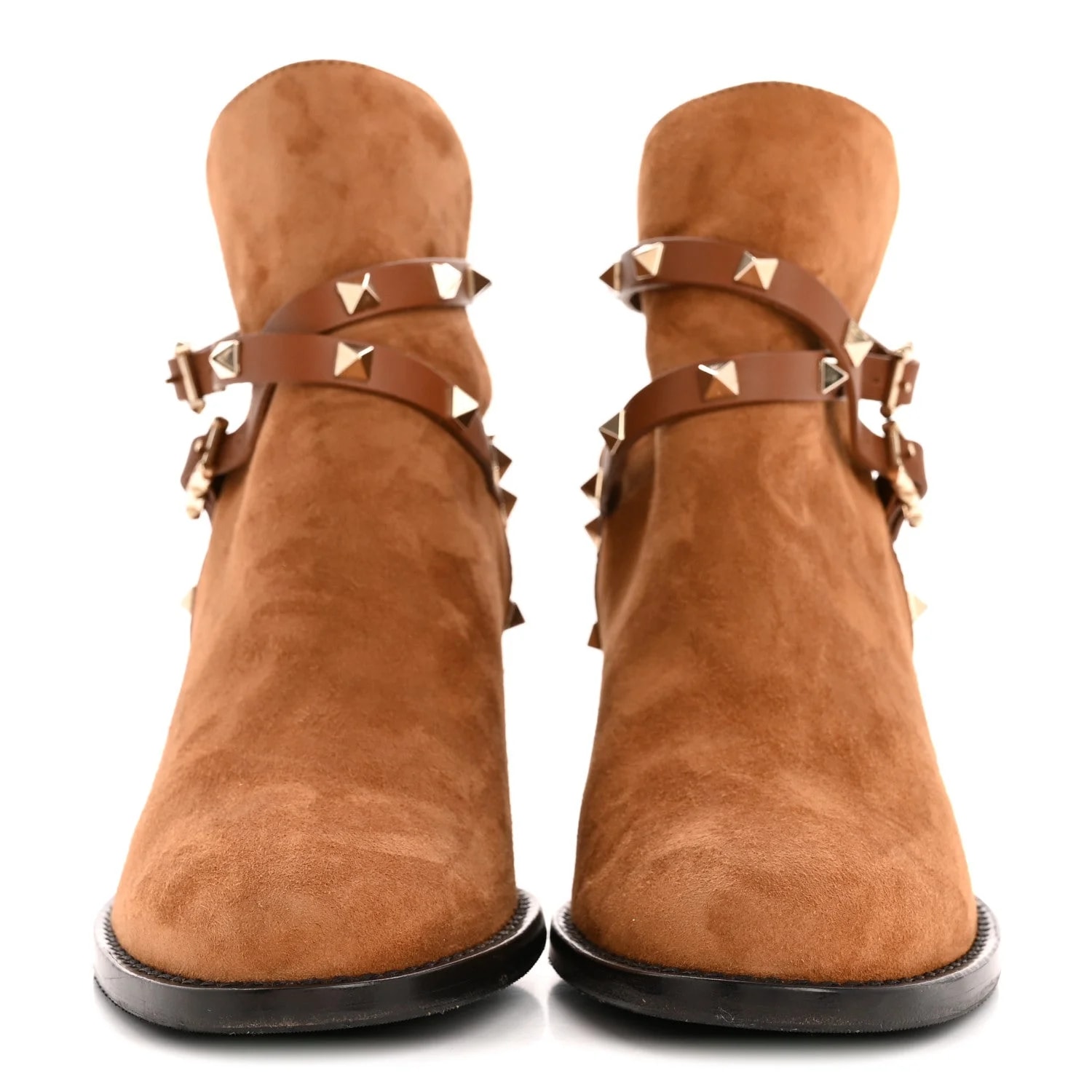 Rockstud Double Buckle 100mm Block Ankle 39.5 3
