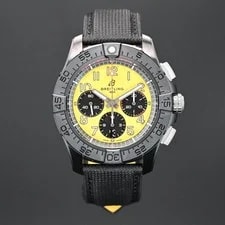 Breitling — Breitling Avenger SB0147 45mm Yellow Dial Ceramic Case Strap — Watch — resale