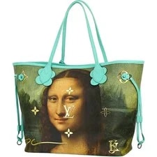Louis Vuitton Neverfull Masters Da Vinci Mona Lisa Jeff Koons 2