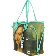 Louis Vuitton Neverfull Masters Da Vinci Mona Lisa Jeff Koons 3