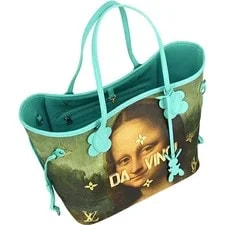 Louis Vuitton Neverfull Masters Da Vinci Mona Lisa Jeff Koons 4