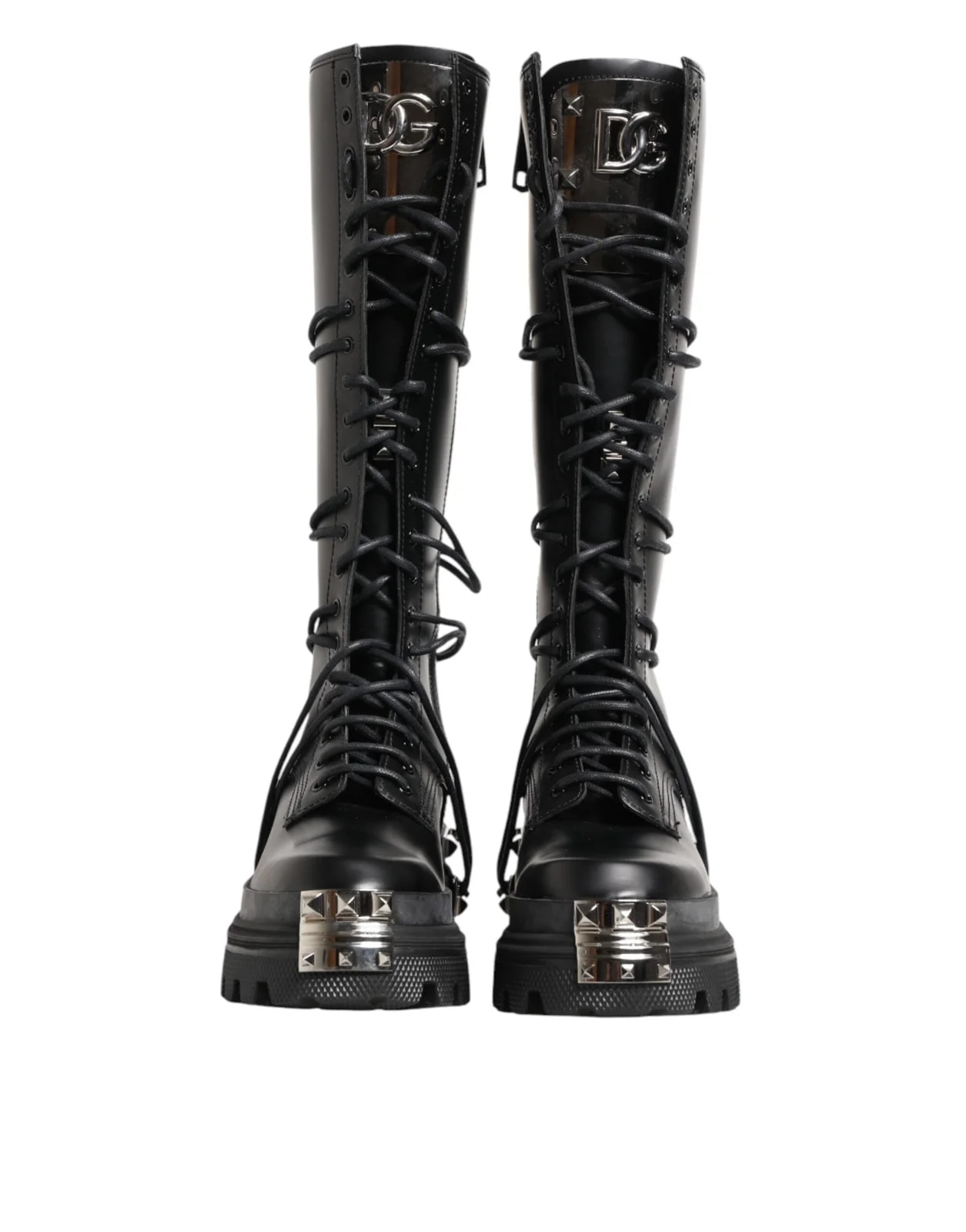 Dolce & Gabbana — Dolce & Gabbana Knee High Combat — Designer Shoe — resale