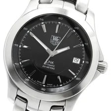 TAG Heuer — TAG Heuer Link WJF2110 Date Black Dial Automatic Watch_950542 — Watch — resale