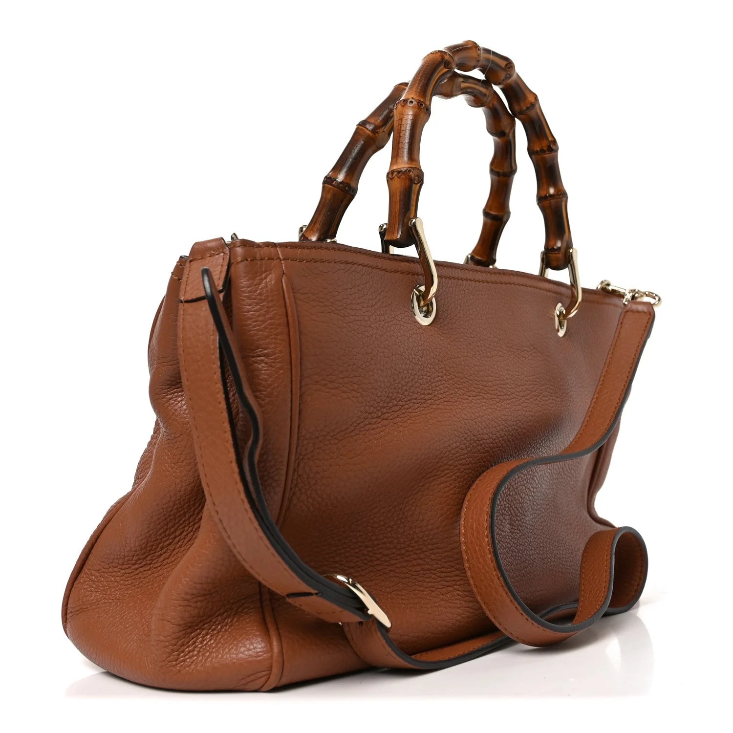 Pebbled Medium Bamboo Shopper Acero 3